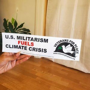 Pacifist Environmental Bumper Sticker